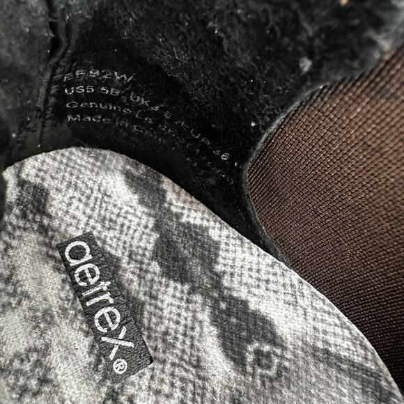 Aetrex Shoes Womens Size 5.5 Brown Leather Buckle Ankle Boots Comfort Orthotic - Picture 9 of 12